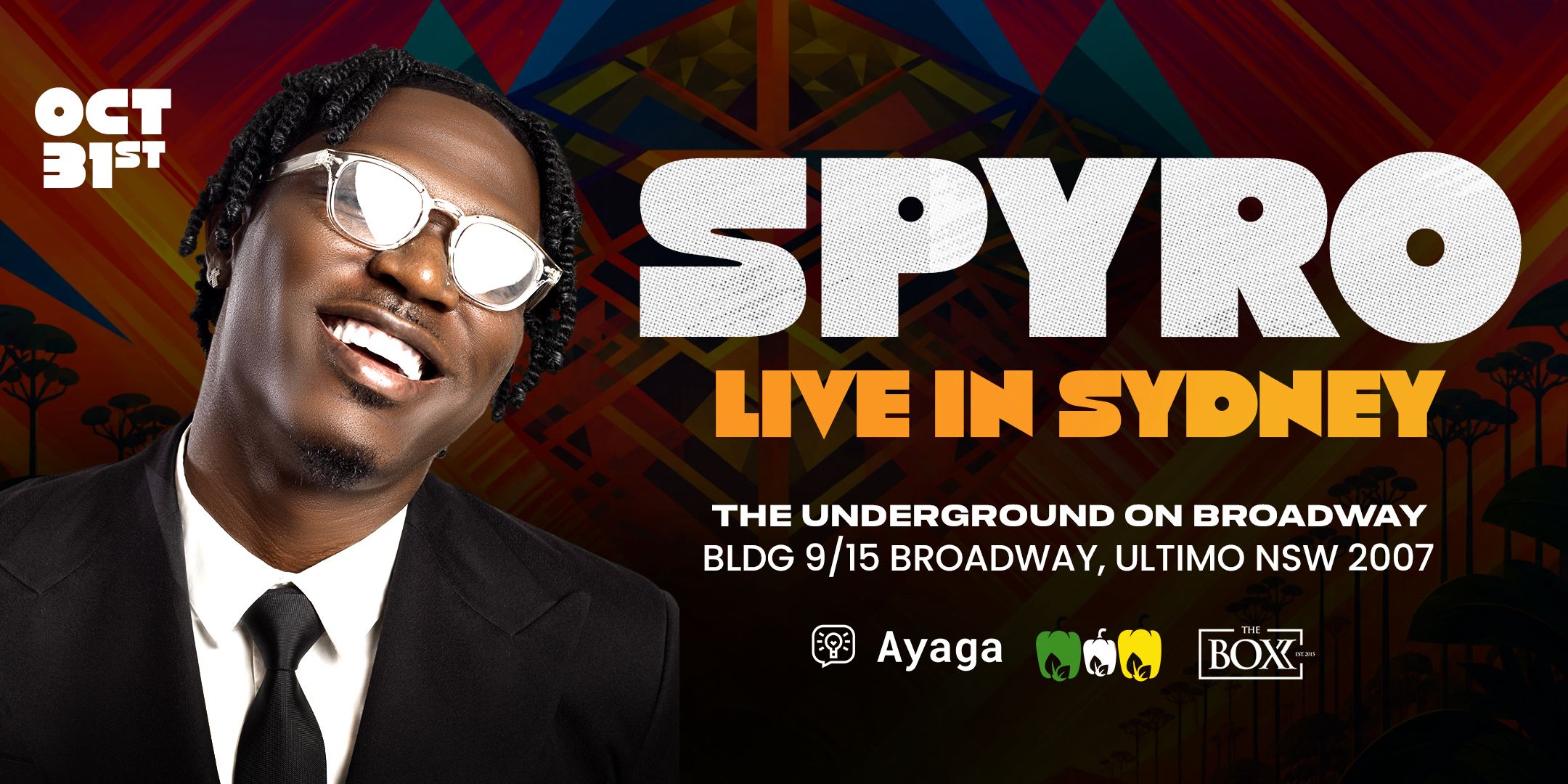 Spyro Live in Sydney flyer