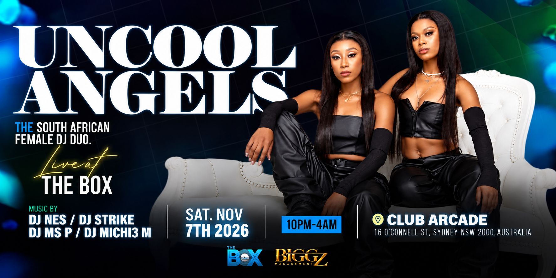 Uncool Angels flyer