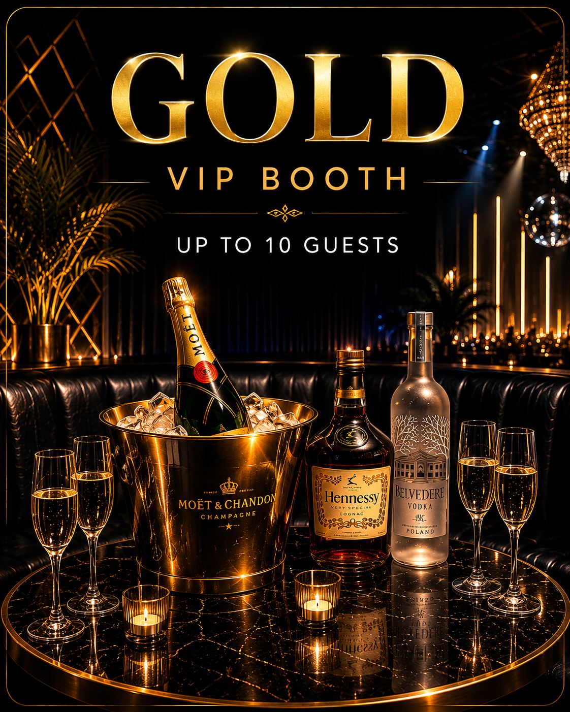 Gold VIP Table